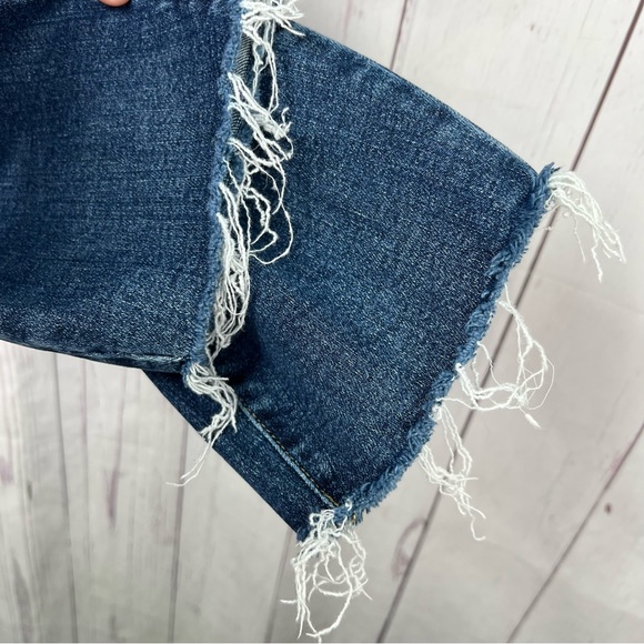 Judy Blue Relaxed Fit Distressed Size 18 Plus Size Denim Jeans 18W Stretch Crop - Picture 4 of 11